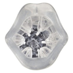 Masturbator rotativ. Transparent