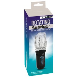 Rotierender Masturbator. Transparent