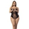 Mod. 1103X Fiskenet Bodysuit Sort Osx