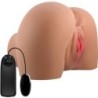 Mila Zadnjični Vibrator Z Realistično Nožnico In Anusom Naraven Daljinski Upravljalnik