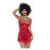 Mod. 7507 Babydoll Röd S/M