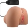 Mila Zadnjični Vibrator Z Realistično Nožnico In Anusom Naraven Daljinski Upravljalnik