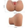 Mila Zadnjični Vibrator Z Realistično Nožnico In Anusom Naraven Daljinski Upravljalnik