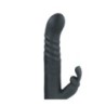 Silver Fox Polnilni Vibrator Zajček z Utripanjem in Vrtenjem