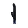 Silver Fox Polnilni Vibrator Zajček z Utripanjem in Vrtenjem