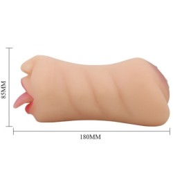 Sarah Masturbator în Formă de Vagin cu Intrare Dublă