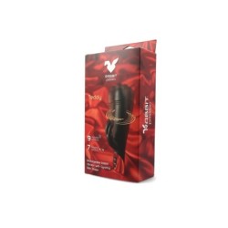 Vibrator reîncărcabil Teddy Rechargeablerabbit cu formă de dildo giratoriu