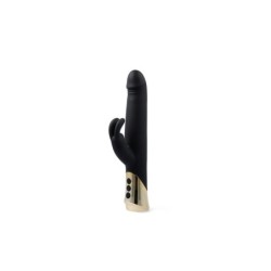 Vibrator reîncărcabil Teddy Rechargeablerabbit cu formă de dildo giratoriu