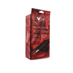 Vibrator reîncărcabil Teddy Rechargeablerabbit cu formă de dildo giratoriu