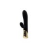 Cinnamon Rechargeable Silicone Vibrator With Tapping Rabbit