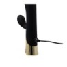 Cinnamon Rechargeable Silicone Vibrator With Tapping Rabbit