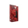 Cinnamon Rechargeable Silicone Vibrator With Tapping Rabbit