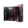 Cinnamon Rechargeable Silicone Vibrator With Tapping Rabbit