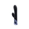 Vibrateur en silicone rechargeable Havana avec lapin vibrant et tige vibrante