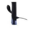 Vibrateur en silicone rechargeable Havana avec lapin vibrant et tige vibrante