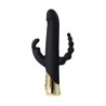 Harlequin Rechargeable Rabbit Vibrator With Gyrating Dildo Shape