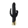 Harlequin Rechargeable Rabbit Vibrator With Gyrating Dildo Shape