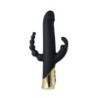 Harlequin Rechargeable Rabbit Vibrator With Gyrating Dildo Shape