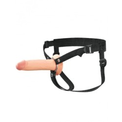 7'' Silicone Hollow Strap-On - Dual Density