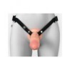 8" Silikonowy Strap-On z Otworem - Podwójna Gęstość