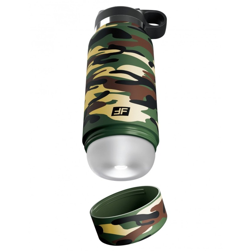 Fap Flask - Happy Camper Discreet Stroker Frosted
