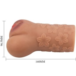 Scarlet Vagina et Anus Design Avec Fleurs Naturelles