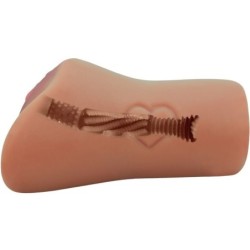 Vagina Escarlate e Ânus Design Com Um Coração Natural
