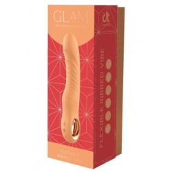 Vibrador Flexível com Nervuras Glam