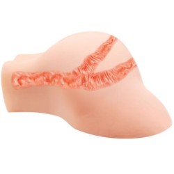 Vagina e Ânus com Malha Realista com Vibração