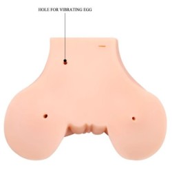 Vagina e Ânus com Malha Realista com Vibração