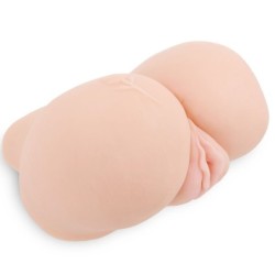 Realistisk Vagina Och Anus Med Tatuering Och Vibration