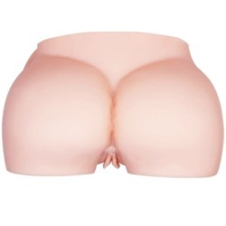 Realistična vagina in anus z vibracijo