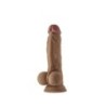 Model A 7.5 Pene in Silicone Liquido con Testicoli - Quercia