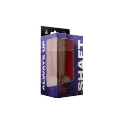 Model A 7.5 Liquide Silicone Dong W/Balls - Oak