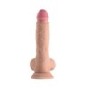 Model A 9.5'' Liquide Silicone Dong W/Balls - Pine