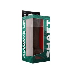 Model N 9.5 Liquide Silicone Dong W/Balls - Mahagoni