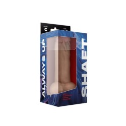 Model C 8.5 Vloeibare Siliconen Dildo Met Ballen - Pine