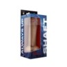 Model C 9.5 Pene in Silicone Liquido con Testicoli - Pino