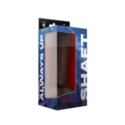 Modèle C 9.5 Liquide Silicone Pénis avec Testicules - Acajou