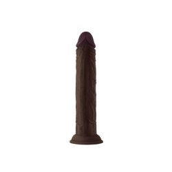 Model J 9.5 Pen dildo de silicona líquida - Caoba