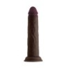 Model J 8.5 Vedel Silikoonist Dildo - Mahagon