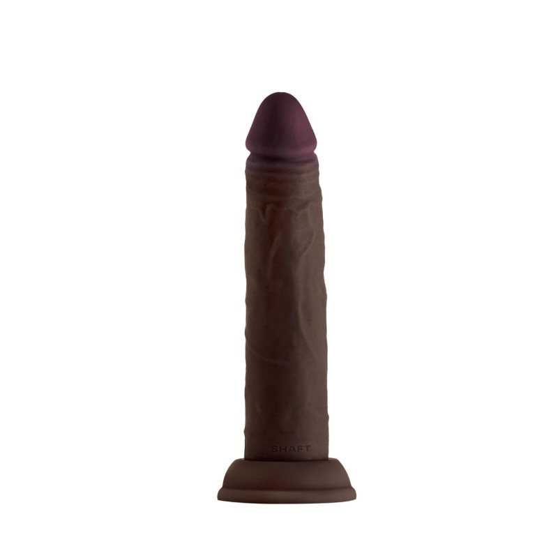Model J 7.5 Liquide Silicone Dong - Mahogni Model J 7.5 Liquide Silicone Dong - Mahogni