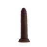 Model J 7.5 Vedel Silikoonist Dildo - Mahagon