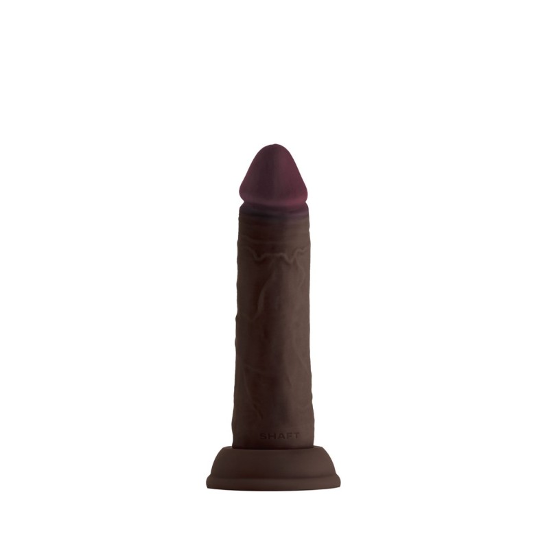 Model J 6.5 Liquide Silicone Dong – Mahogany