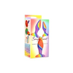 Set silikonskih analnih čepova Rainbow