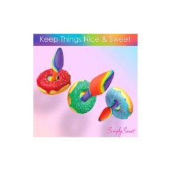 Conjunto Plug de Silicone Rainbow