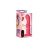 Vibrador Silicona Estríado C/ Mando Rosa