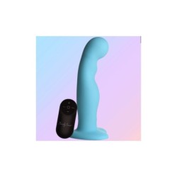 Vibrator Silicon Simply C/ Telecomandă Albastră