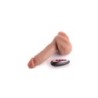 Pene in Silicone a Doppia Densità Su e Giù C/ Telecomando Color Carne 18'3 Cm