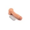 Vibračný penis Mr Rude Buzzer Flesh 25,4 cm